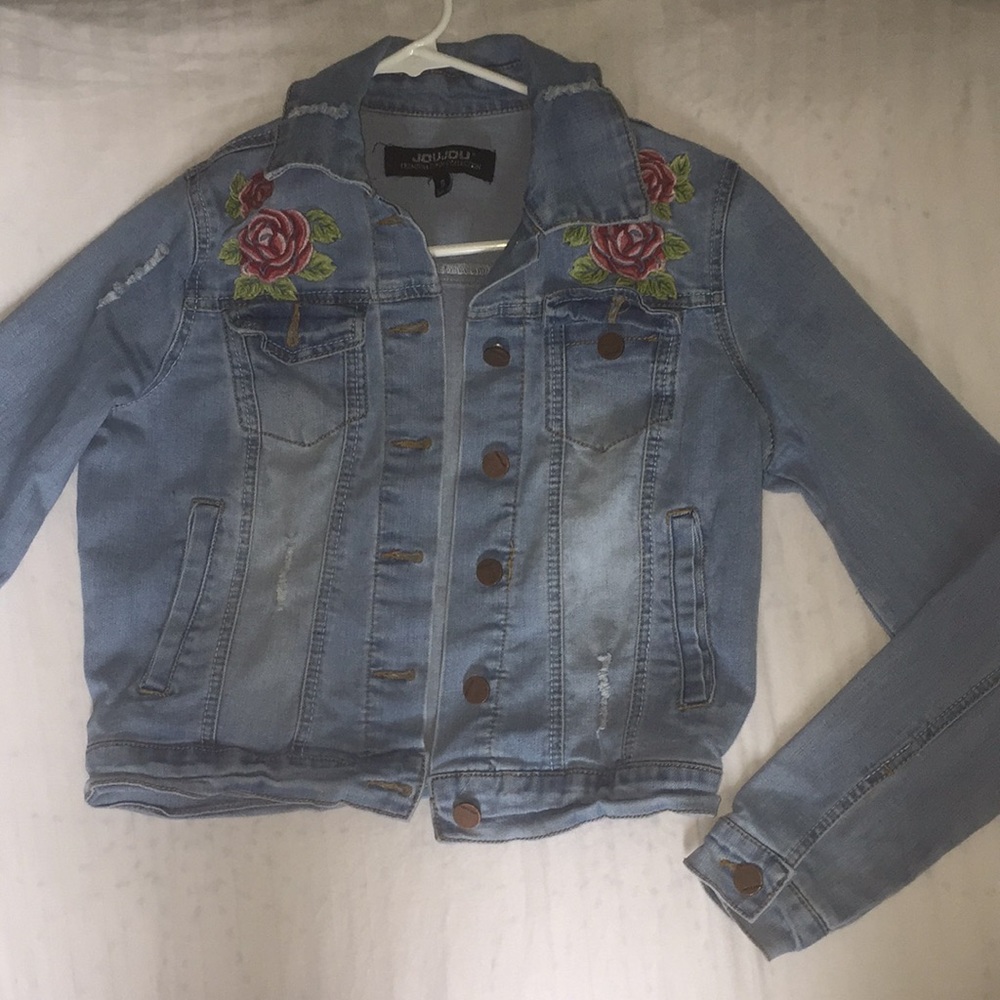 Flowed jean jacket